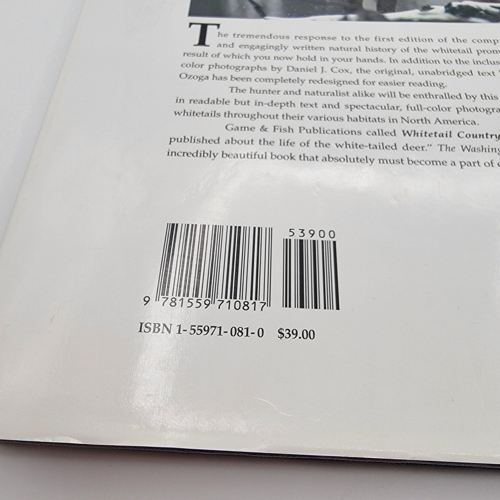 Daniel J Cox White Tail Country Hardcover Second Edition Nature Photography Good - Picture 14 of 14